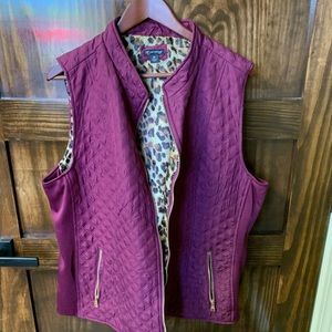 New Directions Magenta Vest. Size 2X